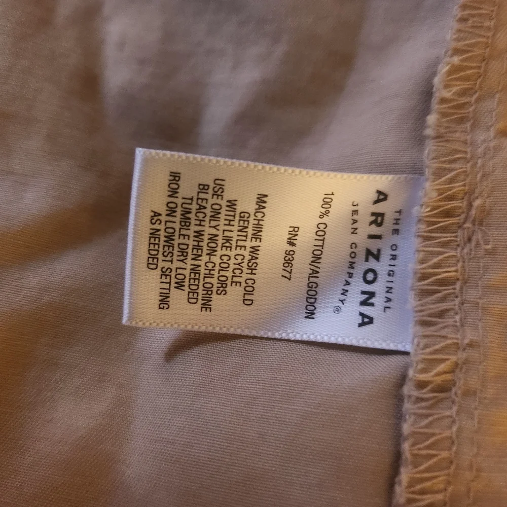 Arizona Women's Classic Beige Utility Jacket  Size M. - Picture 9 of 14